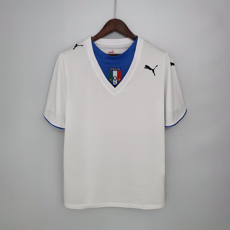 ITALY AWAY 2006 - PUMA RETRO MEN`S - WHITE/BLUE