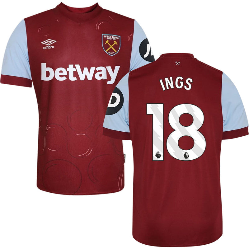 WEST HAM UNITED FC HOME STADIUM JERSEY 2023/24 MEN`S