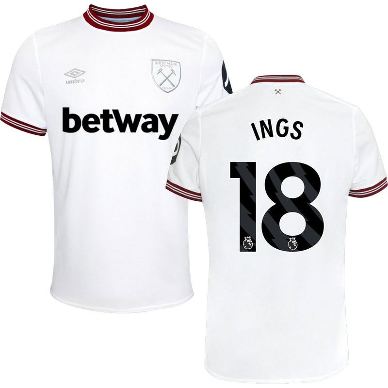 WEST HAM UNITED FC AWAY STADIUM JERSEY 2023/24 MEN`S