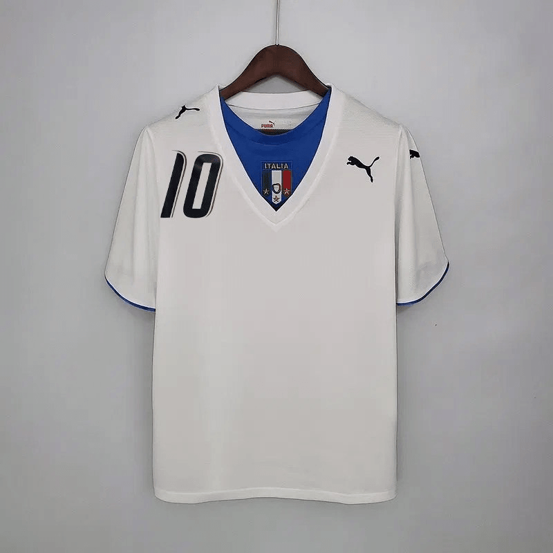 ITALY AWAY 2006 - PUMA RETRO MEN`S - WHITE/BLUE