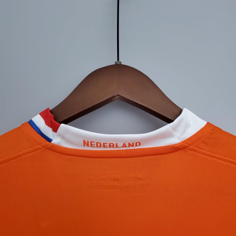 HOLANDA HOME 2008 - NIKE RETRO MEN`S - ORANGE/WHITE