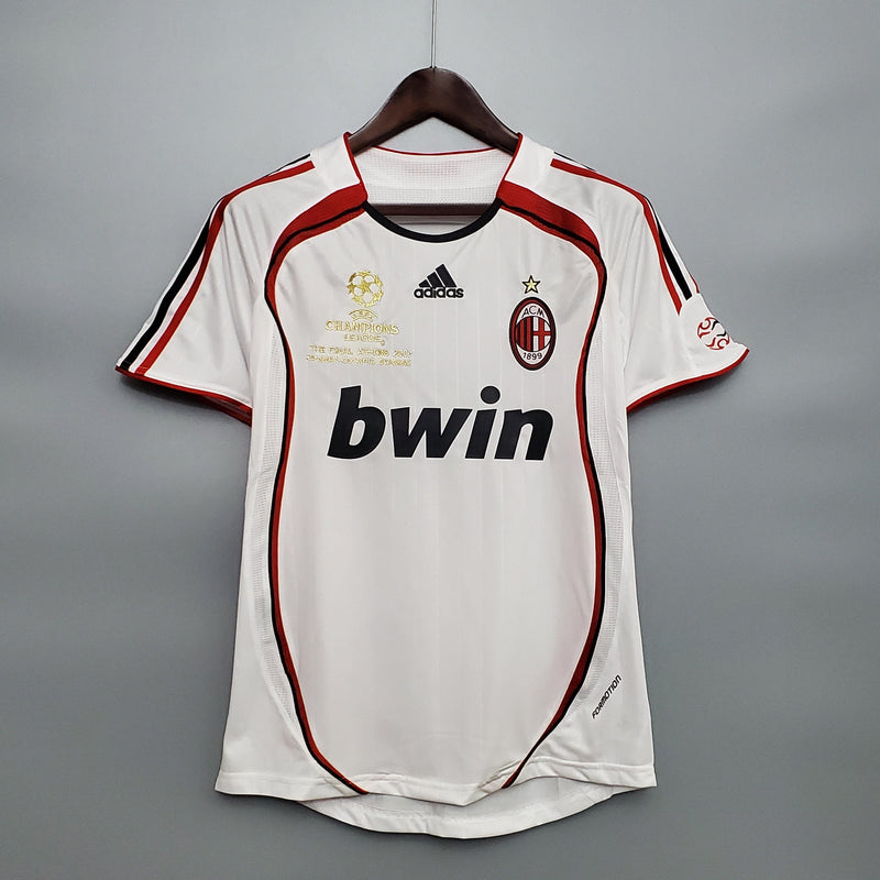 MILAN AWAY 2006/07 - ADIDAS RETRO MEN`S - WHITE/RED