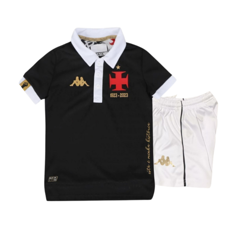 KIDS KIT VASCO DA GAMA S NEGRAS 23/24