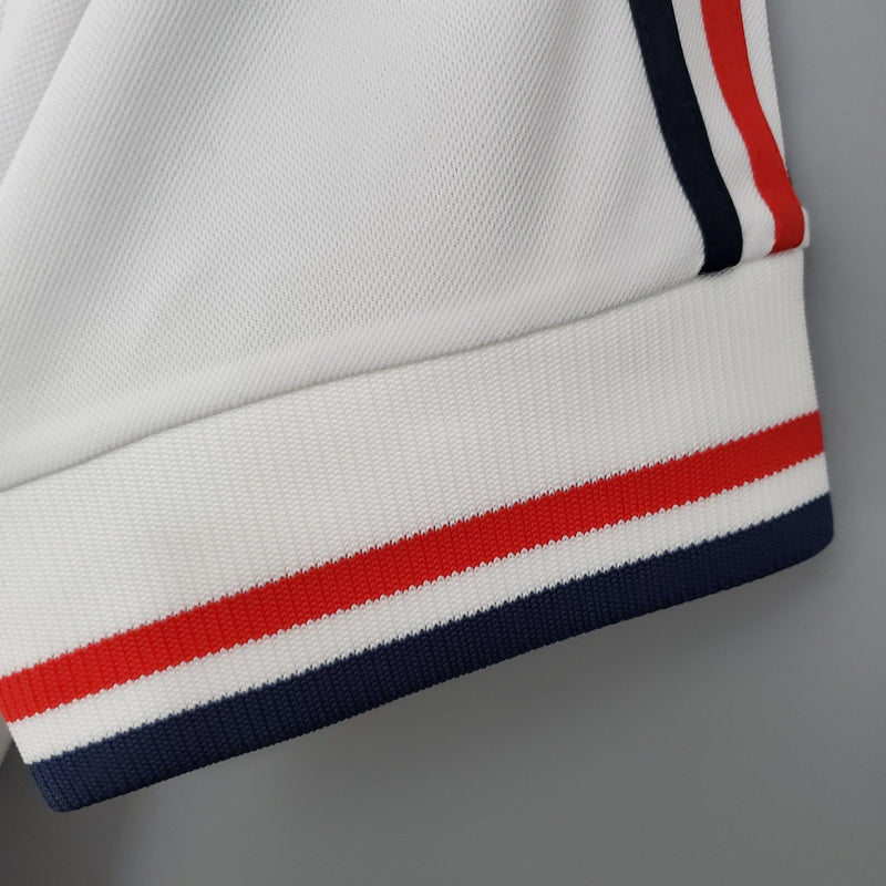 FRANCE AWAY 1998 - ADIDAS RETRO MEN`S - WHITE/RED