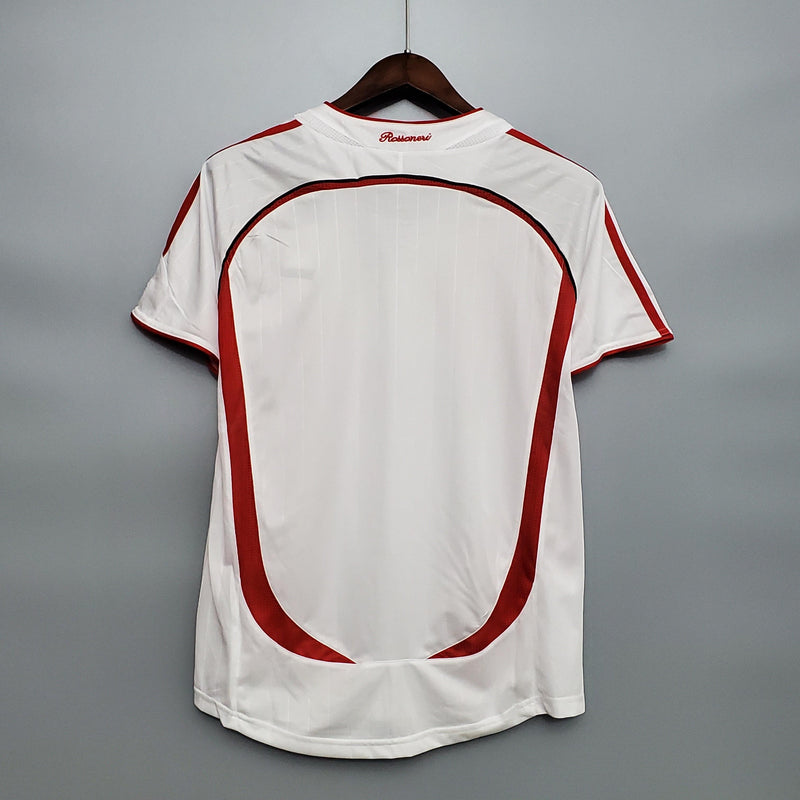 MILAN AWAY 2006/07 - ADIDAS RETRO MEN`S - WHITE/RED