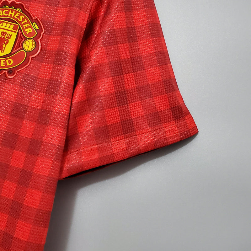 MANCHESTER UNITED HOME 2012/13 - NIKE RETRO MEN`S - RED