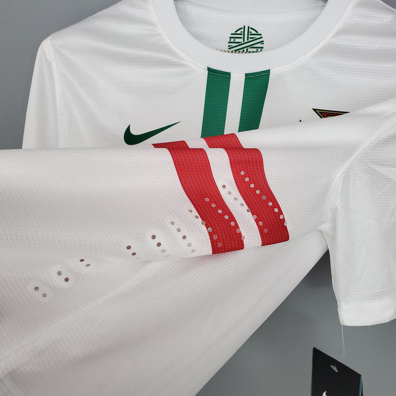 PORTUGAL AWAY 2012 - NIKE RETRO MEN`S - WHITE/GREEN