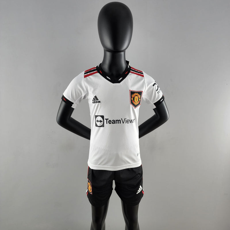 KIDS KIT MANCHESTER UNITED AWAY 22/23