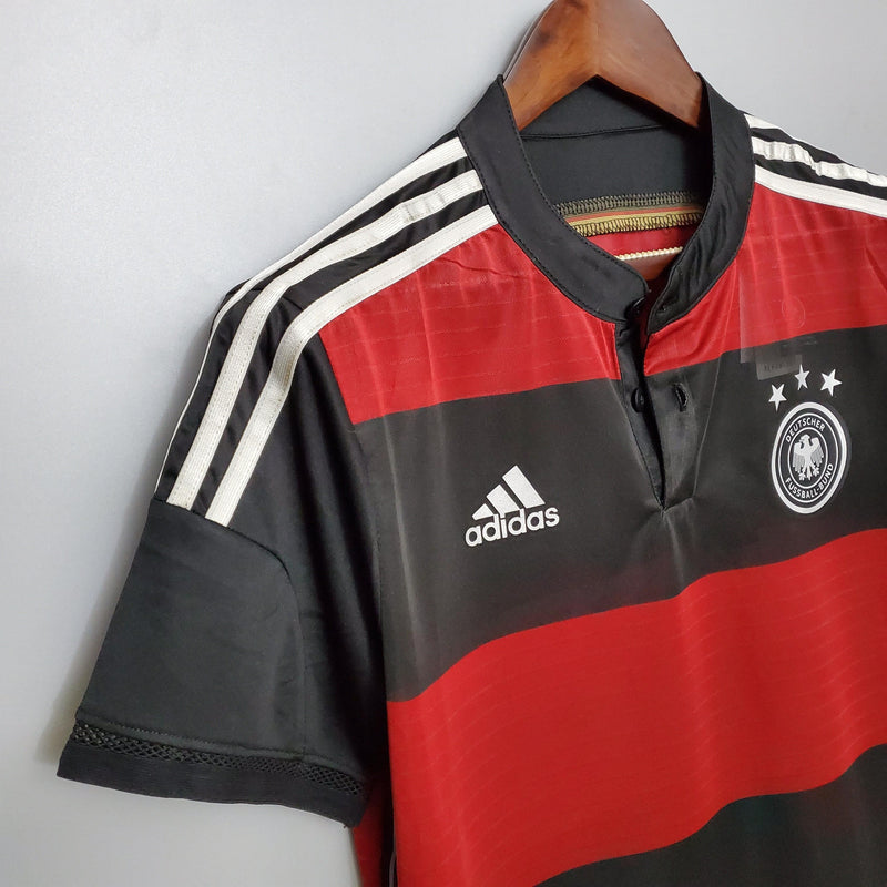 ALEMANHA AWAY 2014 - ADIDAS RETRO MEN`S - BLACK/RED