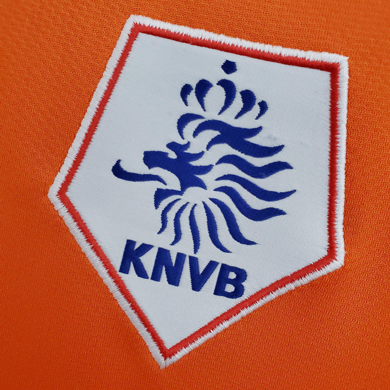 HOLANDA HOME 2008 - NIKE RETRO MEN`S - ORANGE/WHITE