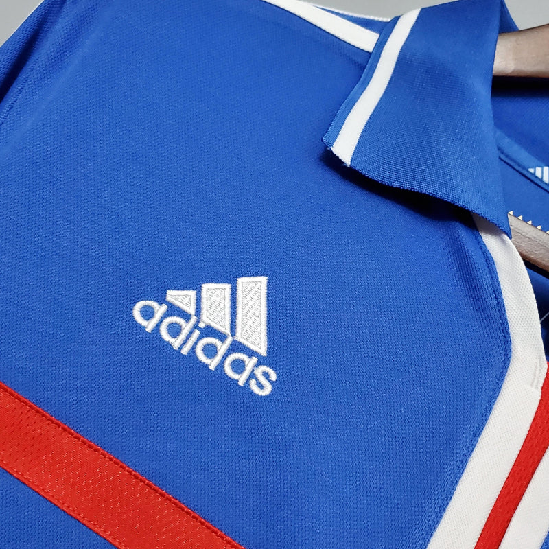 FRANCE HOME 2000 - ADIDAS RETRO MEN`S - BLUE/WHITE