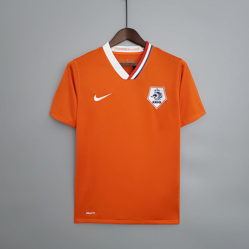 HOLANDA HOME 2008 - NIKE RETRO MEN`S - ORANGE/WHITE