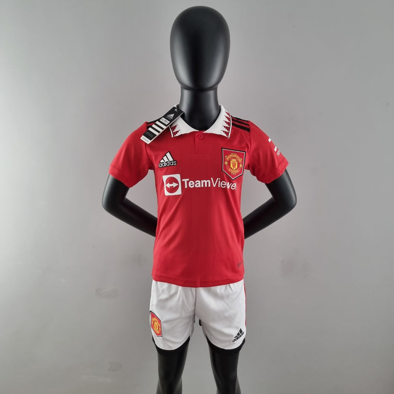 KIDS KIT MANCHESTER UNITED HOME 22/23