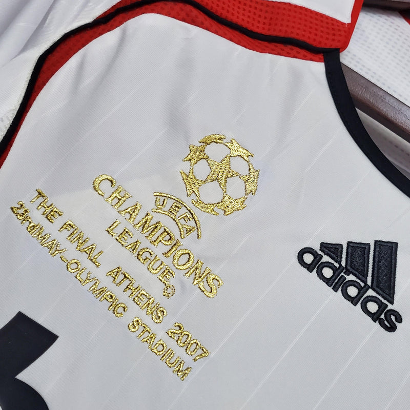 MILAN AWAY 2006/07 - ADIDAS RETRO MEN`S - WHITE/RED