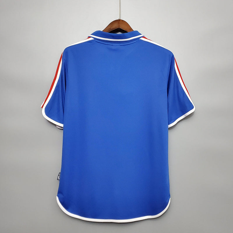 FRANCE HOME 2000 - ADIDAS RETRO MEN`S - BLUE/WHITE