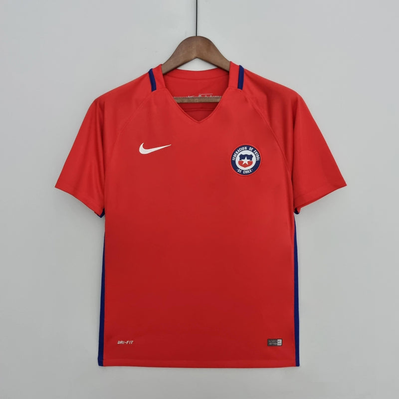 CHILE HOME  2016/17 - NIKE RETRO MEN`S - RED