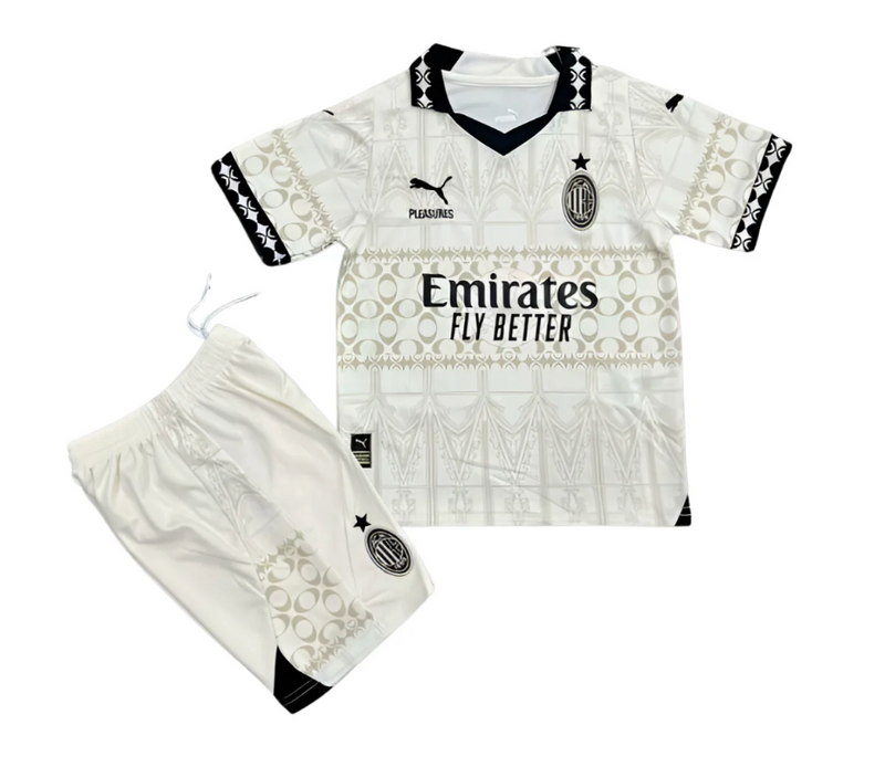 KIDS KIT MILAN LV 2023/24 BRANCO - FAN