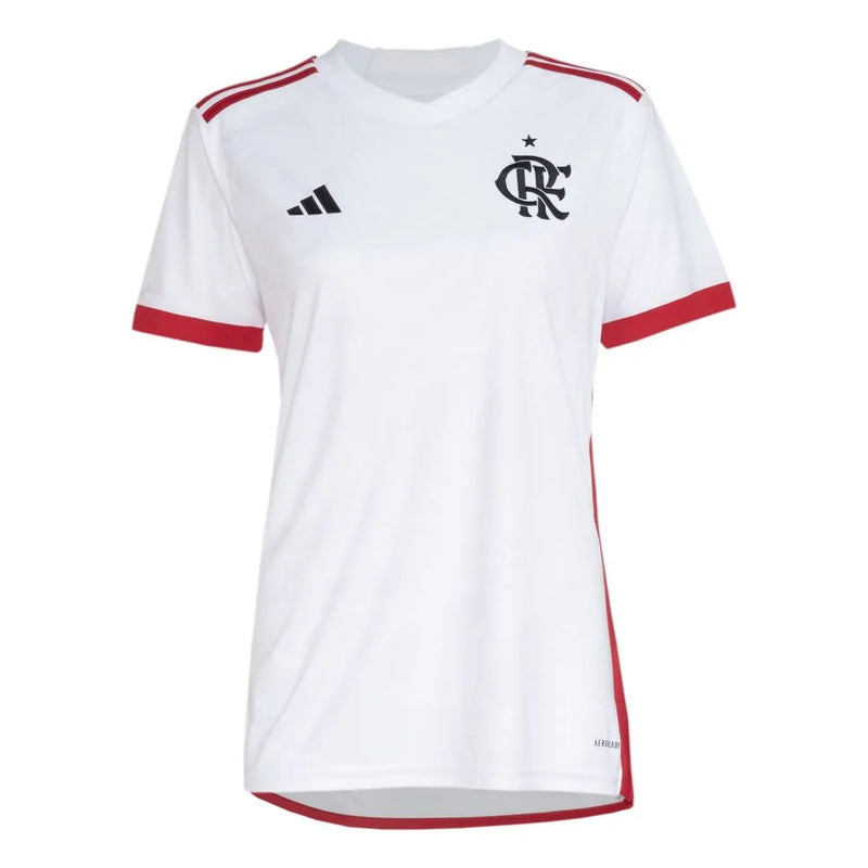 CR FLAMENGO II 2024/25 WHITE - MODELO WOMEN BABY LOOK