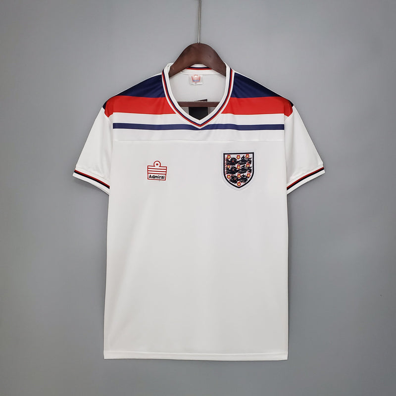 INGLATERRA HOME 1982 - ADMIRAL RETRO MEN`S - WHITE/BLUE