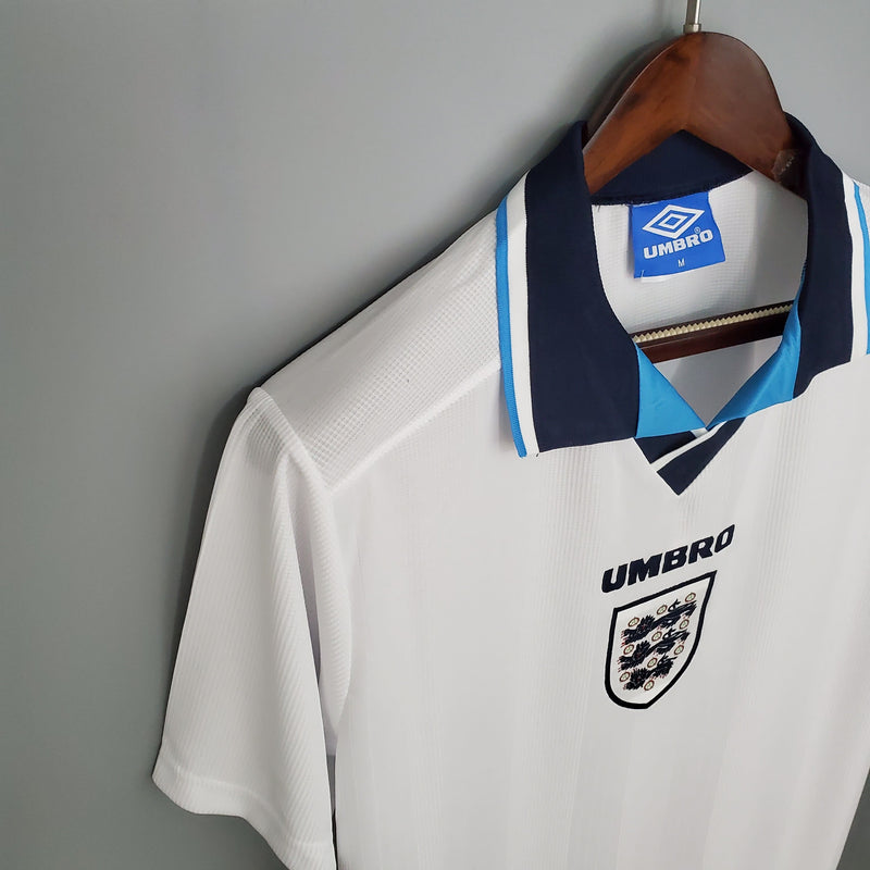 INGLATERRA HOME 1996 - UMBRO RETRO MEN`S - WHITE/BLACK