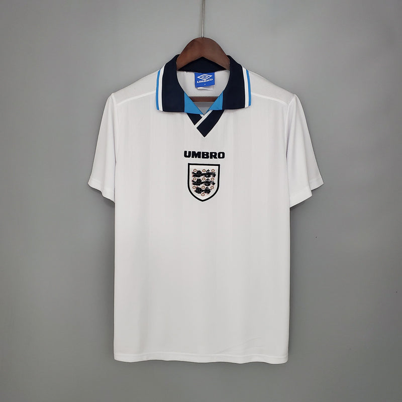 INGLATERRA HOME 1996 - UMBRO RETRO MEN`S - WHITE/BLACK