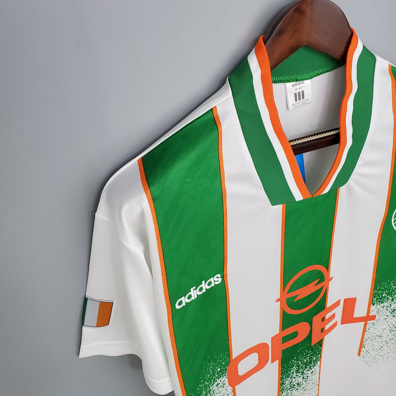 IRLANDA AWAY 1994 - ADIDAS RETRO MEN`S - WHITE/GREEN