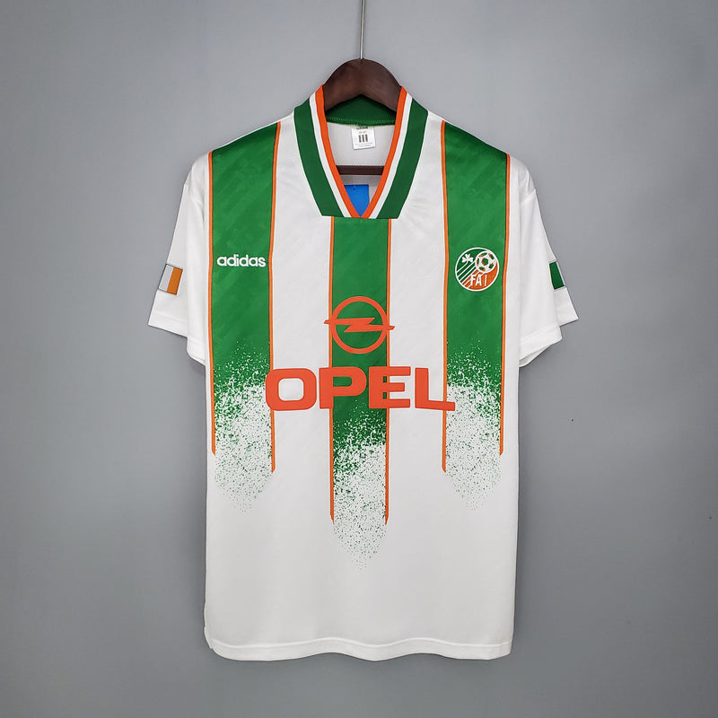 IRLANDA AWAY 1994 - ADIDAS RETRO MEN`S - WHITE/GREEN