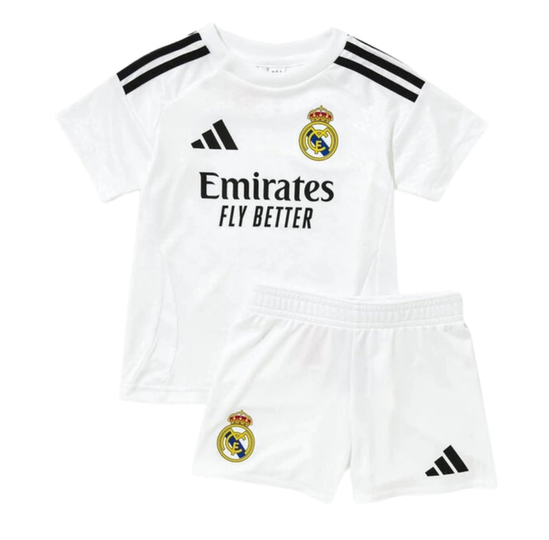 REAL MADRID I 2024/25 BRANCO - FAN VERSION - KIDS KIT