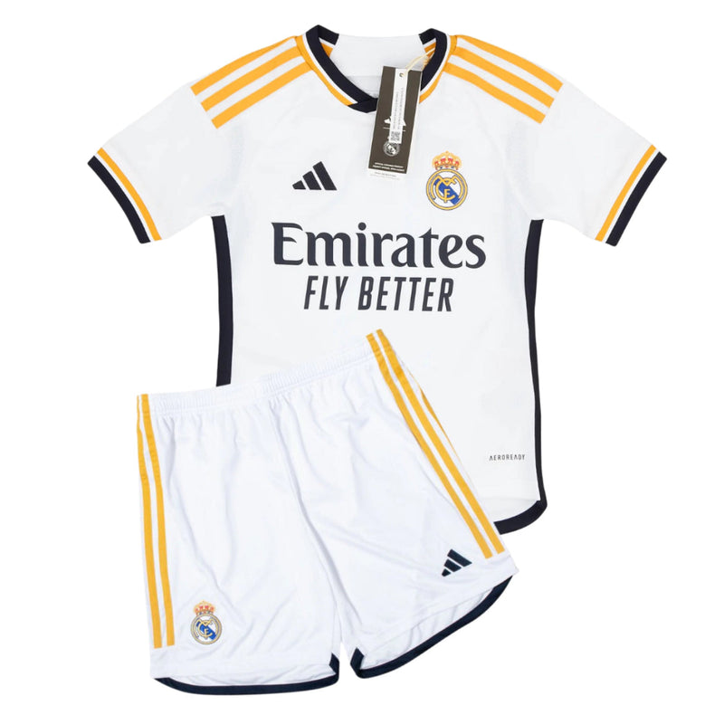 KIDS KIT REAL MADRID 2023/24 BRANCO - FAN