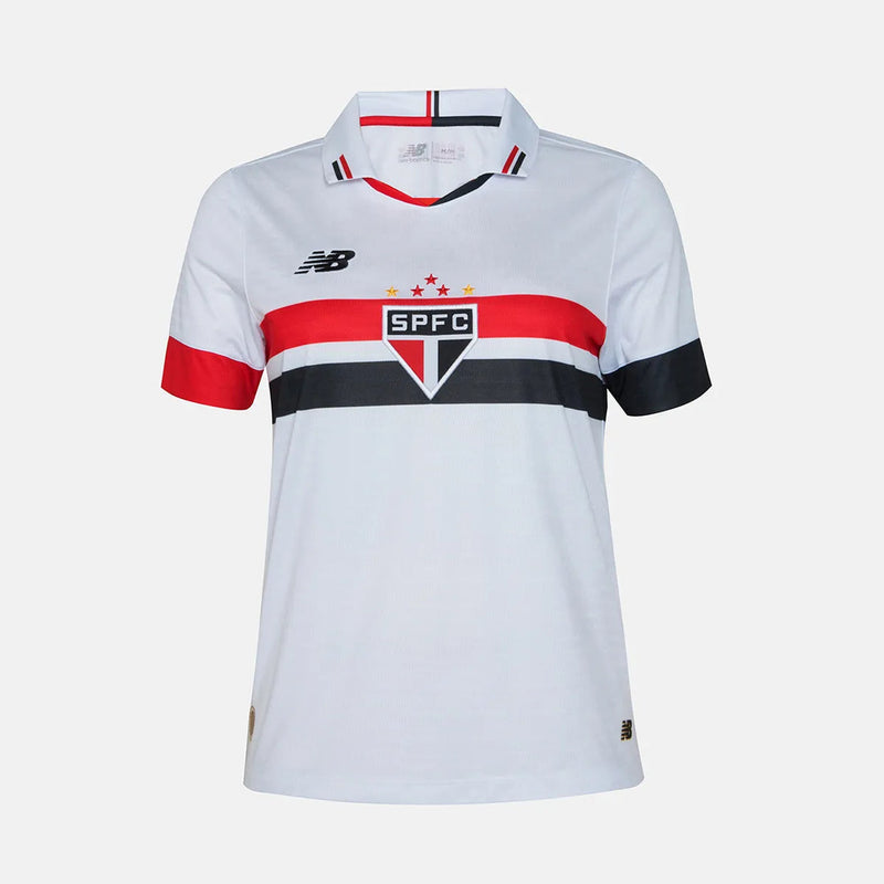 SAO PAULO I 2024/25 WHITE - MODELO WOMEN BABY LOOK