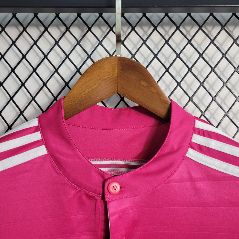 REAL MADRID AWAY 2014/15 - ADIDAS RETRO MEN`S - PINK/WHITE