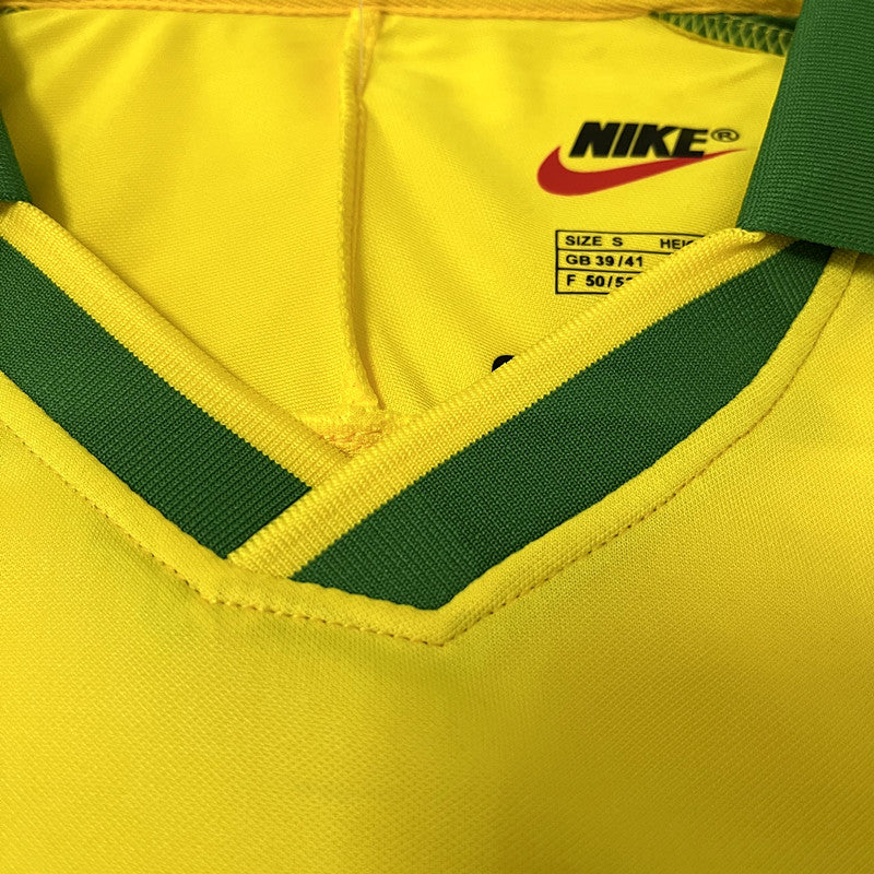 BRASIL HOME 1997 - NIKE RETRO MEN`S - YELLOW/GREEN