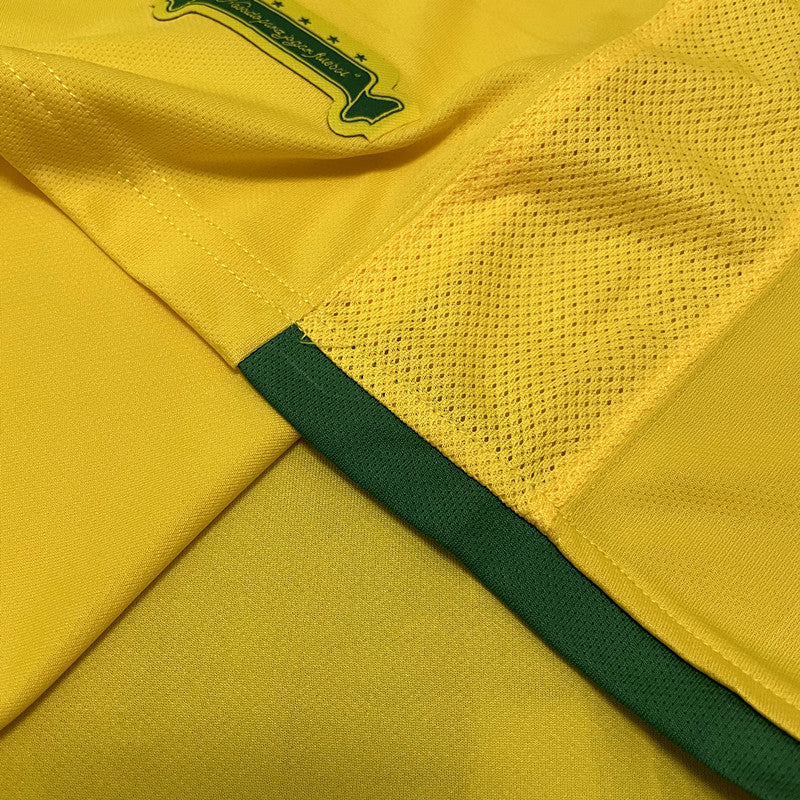 BRASIL HOME 2006 - NIKE RETRO MEN`S - YELLOW/GREEN