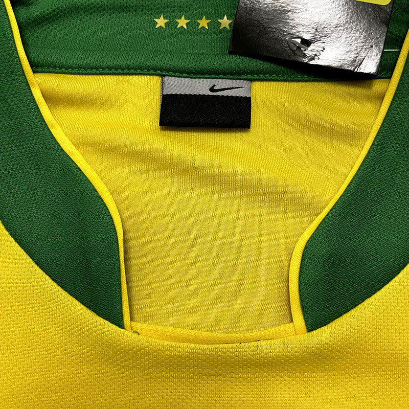 BRASIL HOME 2006 - NIKE RETRO MEN`S - YELLOW/GREEN