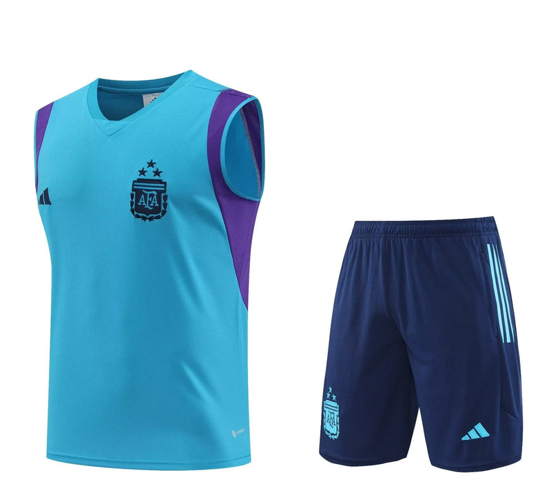 ARGENTINA SLEEVELESS TRAINING KIT 23/24 - BLUE SKY