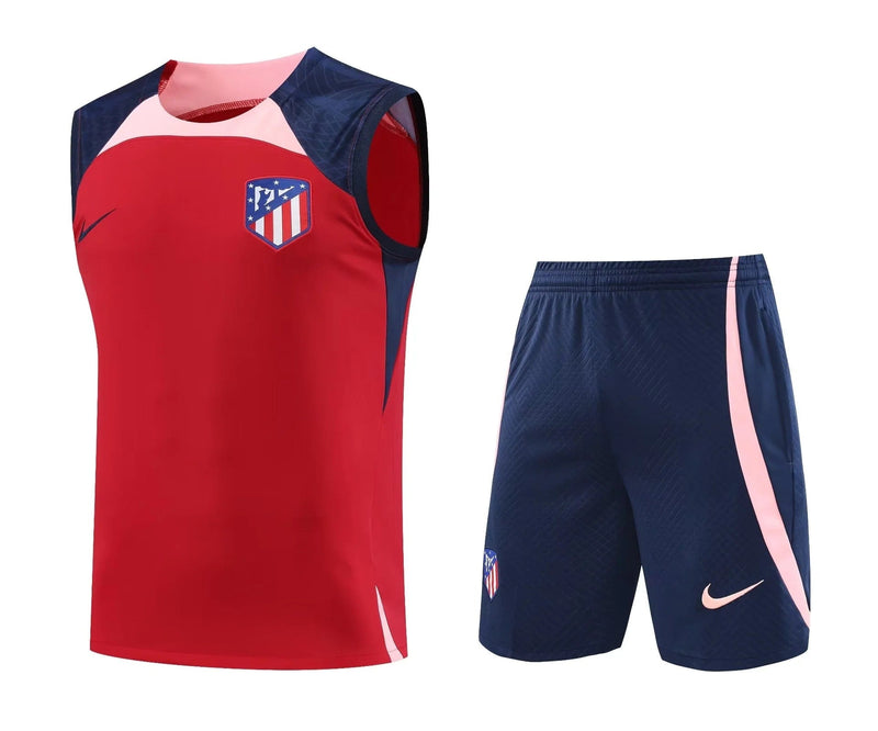 ATLETICO MADRID SLEEVELESS TRAINING KIT 23/24 - RED