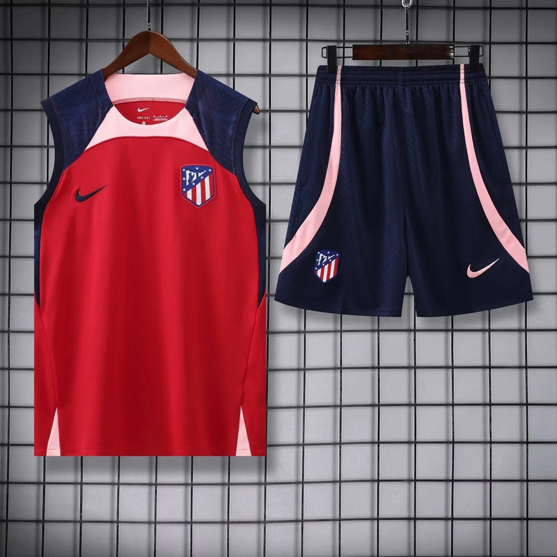 ATLETICO MADRID SLEEVELESS TRAINING KIT 23/24 - RED