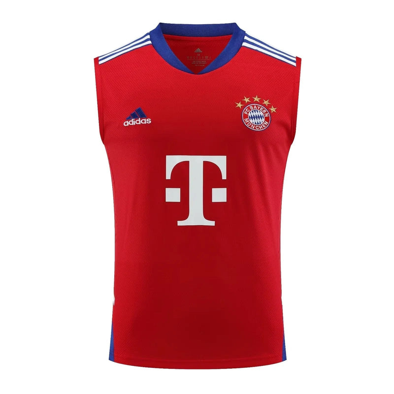 BAYERN MUNICH SLEEVELESS TRAINING KIT 2023/24 - RED