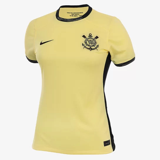 III CORINTHIANS 2023/24 YELLOW -  WOMEN BABY LOOK