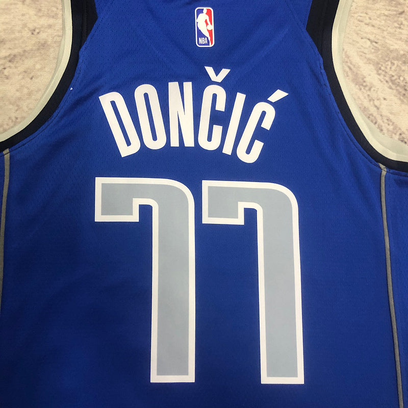 NBA DALLAS MAVERICKS DONCIC 77 BLUE