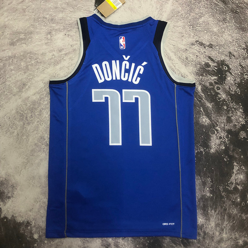 NBA DALLAS MAVERICKS DONCIC 77 BLUE