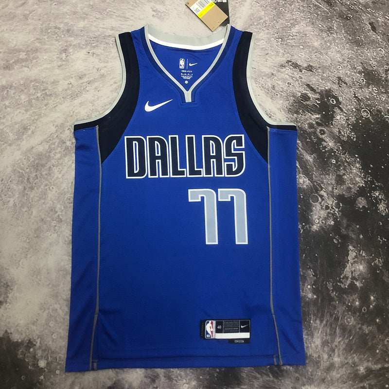 NBA DALLAS MAVERICKS DONCIC 77 BLUE