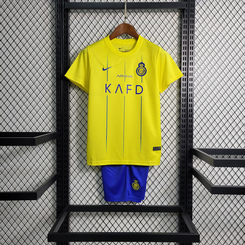 KIDS KIT AL NASSR 2023/24 AMARELO - FAN