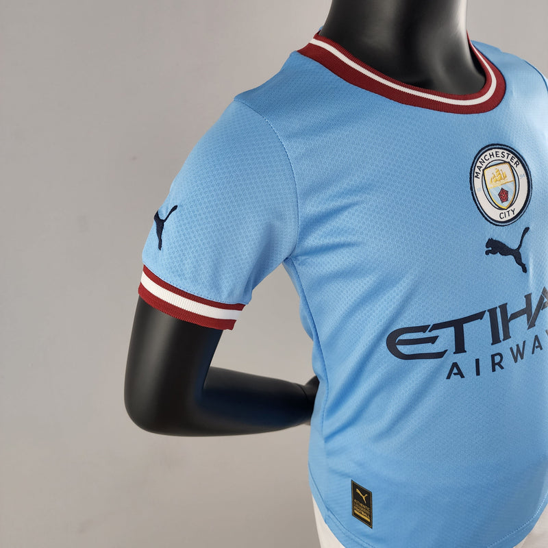 KIDS KIT MANCHESTER CITY HOME 22/23