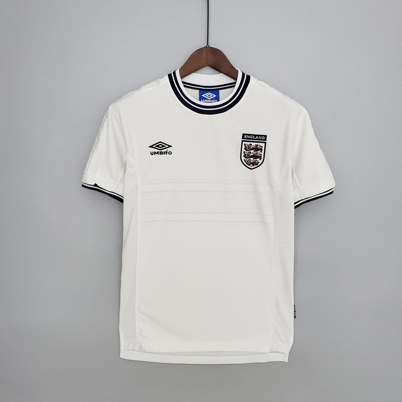 INGLATERRA HOME 2000 - UMBRO RETRO MEN`S - WHITE/BLUE