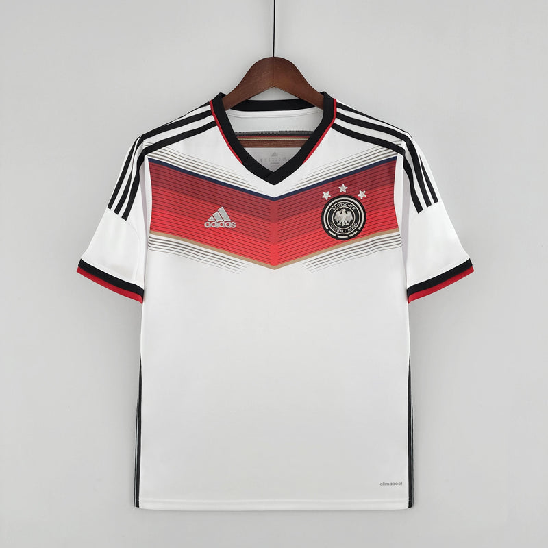 ALEMANHA HOME 2014 - ADIDAS RETRO MEN`S - WHITE/RED