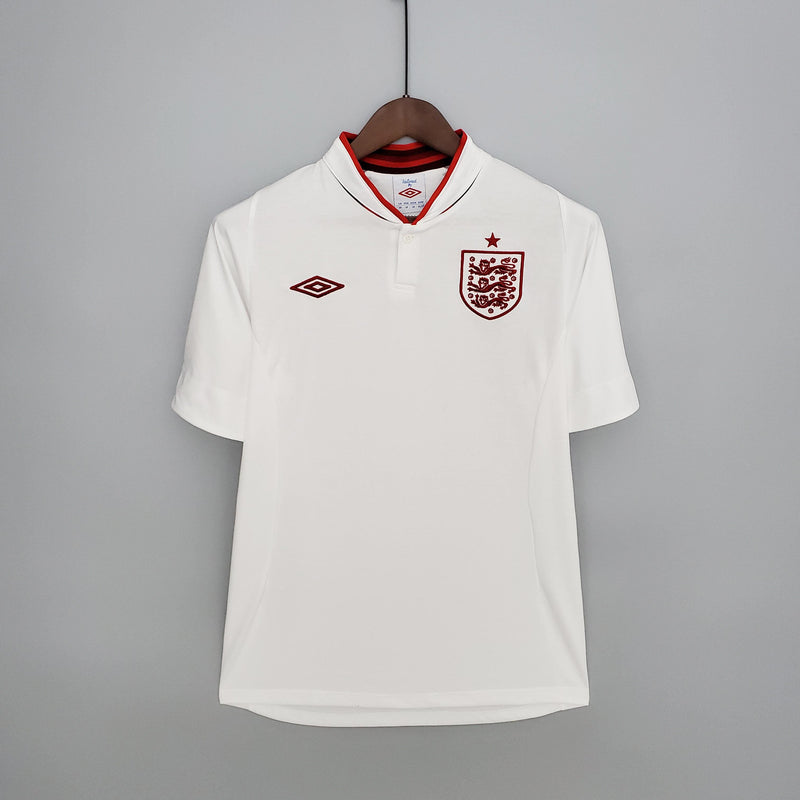 INGLATERRA HOME 2012 - UMBRO RETRO MEN`S - WHITE/RED