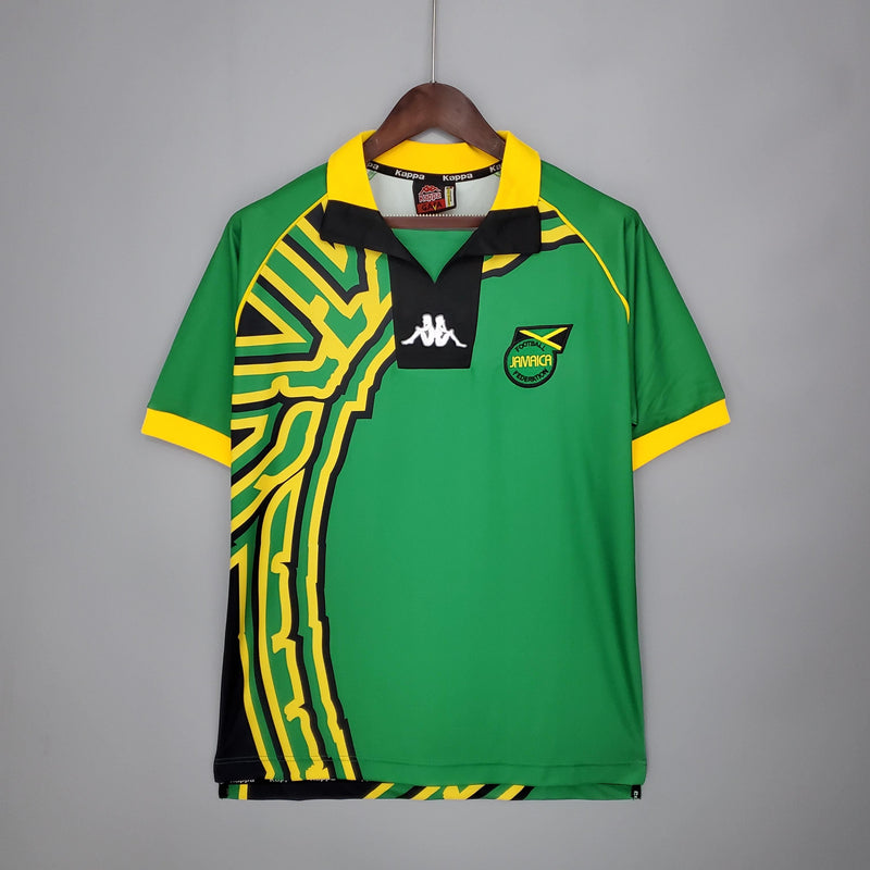 JAMAICA AWAY 1998 - KAPPA RETRO MEN`S - GREEN/YELLOW