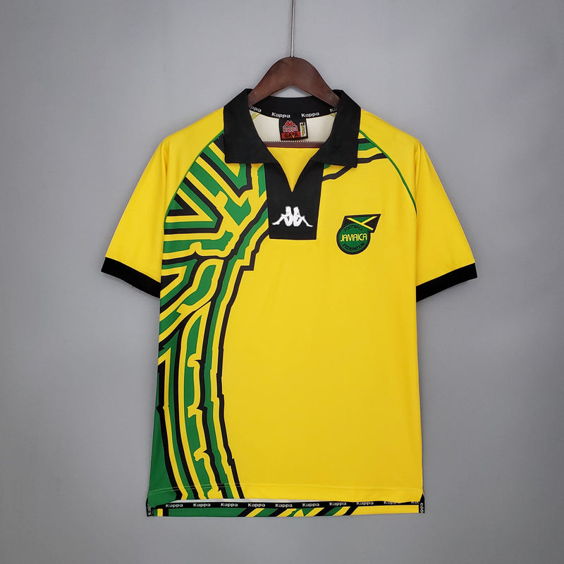 JAMAICA HOME 1998 - KAPPA RETRO MEN`S - YELLOW/GREEN