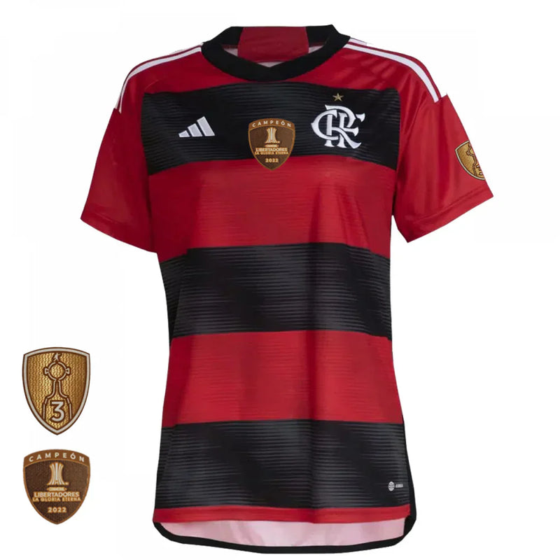 CR FLAMENGO I 2023/24 RUBRO-NEGRA -  WOMEN BABY LOOK